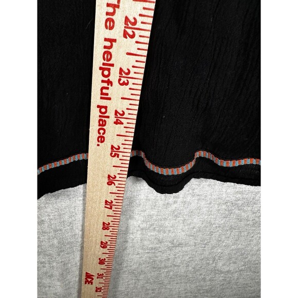 Mossimo Women's Black Sleeveless 100% Rayon Top Sz XS BOHO - Picture 4 of 6